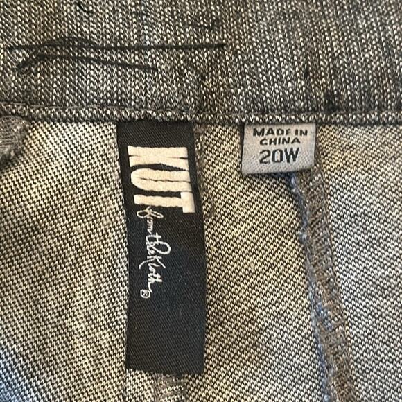 KUT from the Kloth Women's Trouser Pants Gray Size 20W - Picture 7 of 7